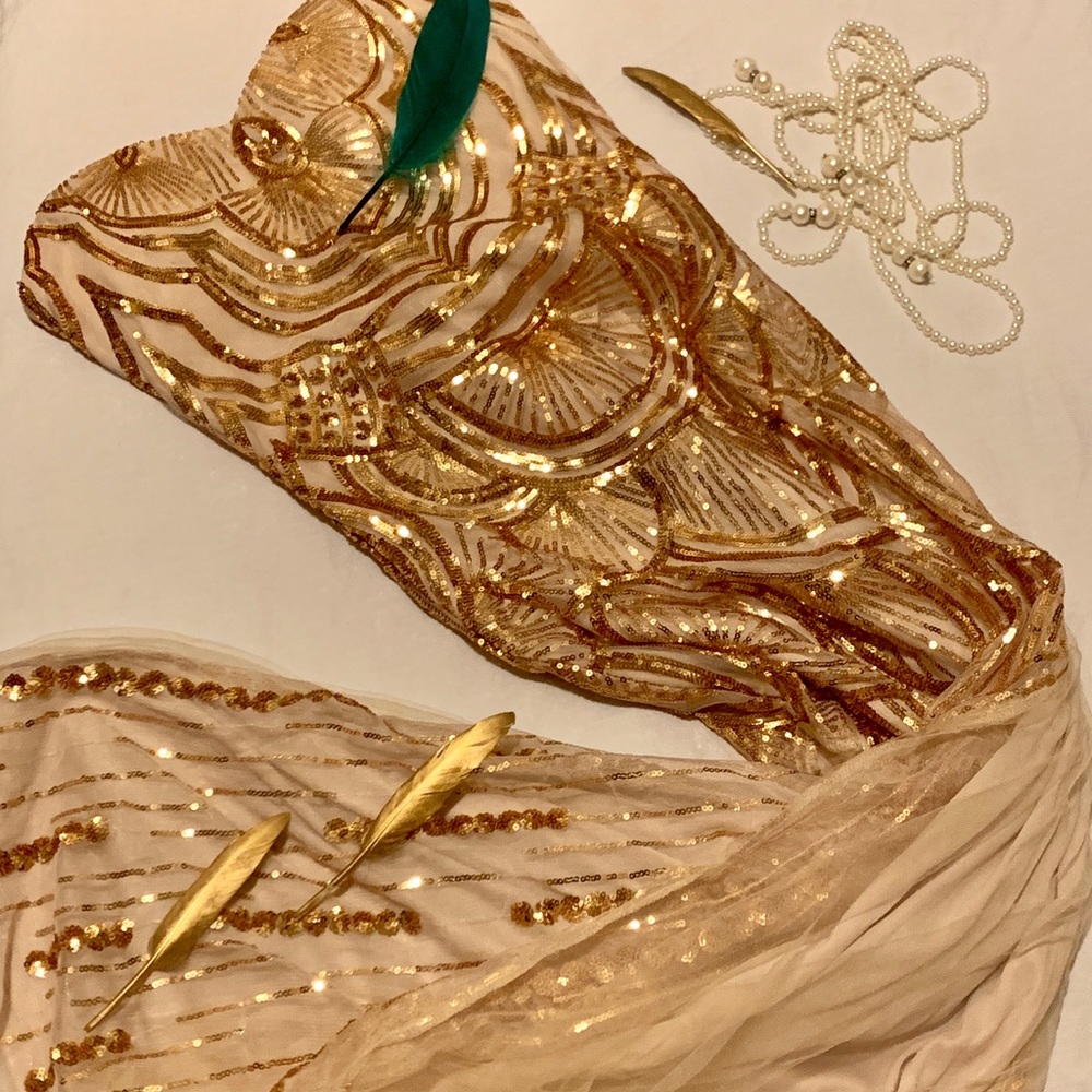 1920’s Style Sequin Dress. ❤️